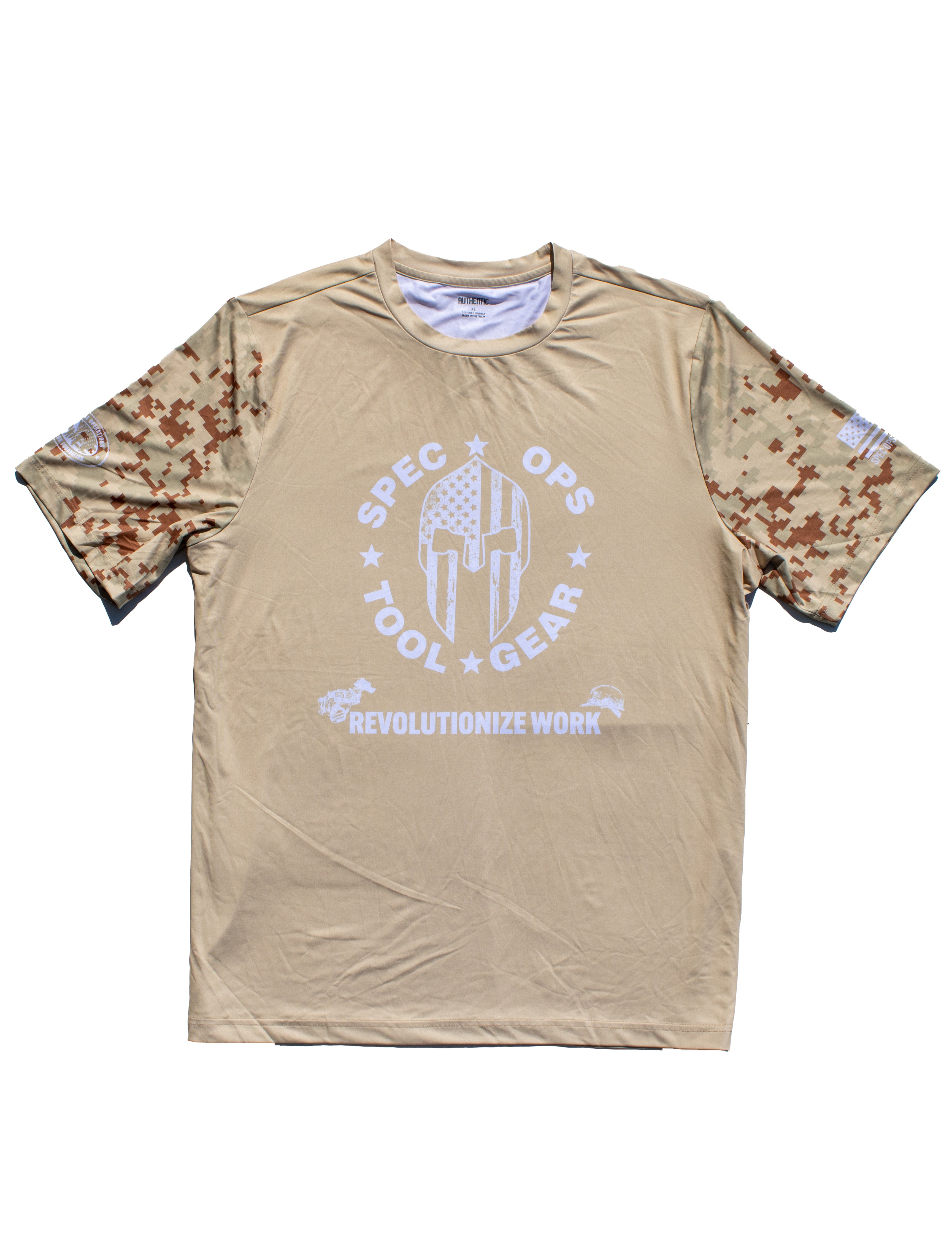 Revolutionize Work Camo Short Sleeve Active Tee