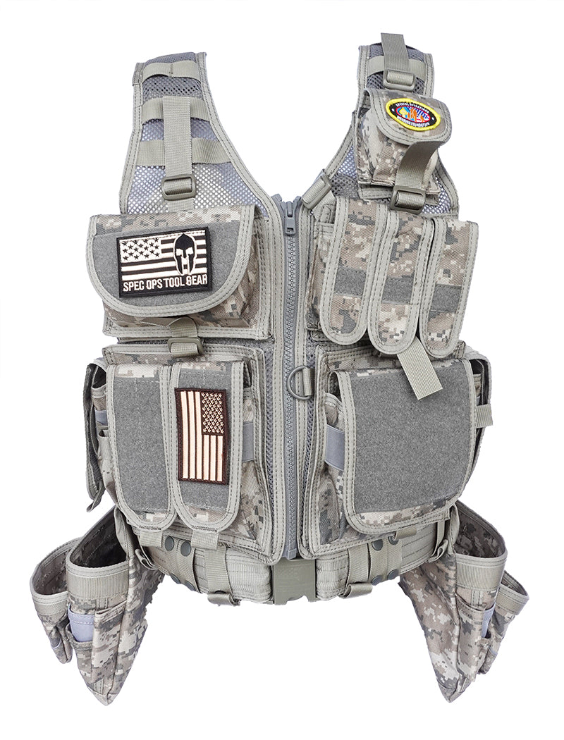 Shop Black Quick Draw Tactical Vest - Fatigues Army Navy Gear